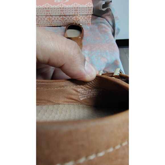Gianni Bini Women's Brown Size 9 Buckle Slip On Flats - Picture 3 of 9